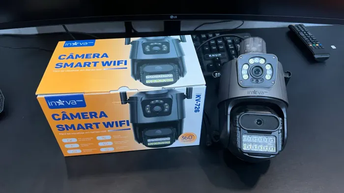 Câmera Smart Wi-Fi Inova Prime 360° - Segurança e Monitoramento