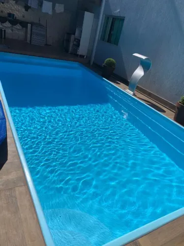 Piscina 8 metros linha rubi 8 retangular  piscina de   fibra  