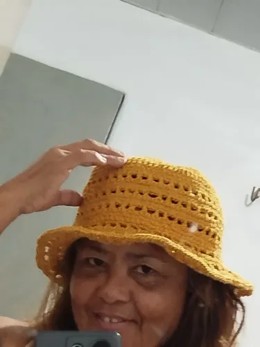 Chapéu de crochê