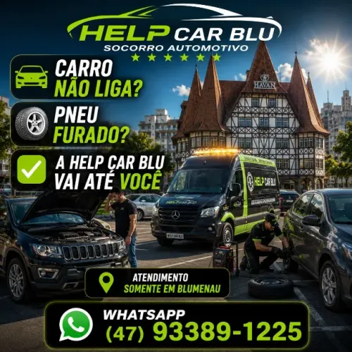 Carro não liga em Blumenau? A HelpCar Blu vai até você!