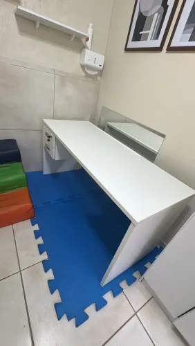 Mesa escritório branca