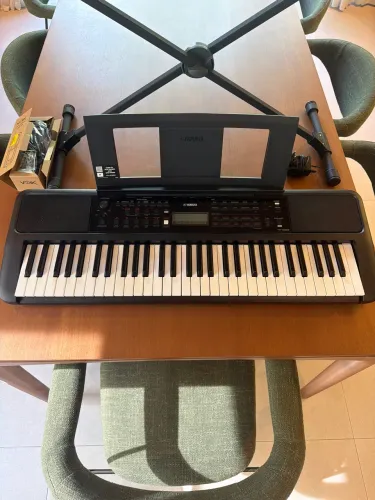 Kit Teclado Musical E383 Yamaha