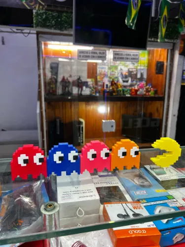 Enfeite Pacman 3D