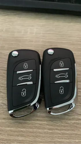 Chave Canivete Telecomando Compatível Peugeot/Citroën