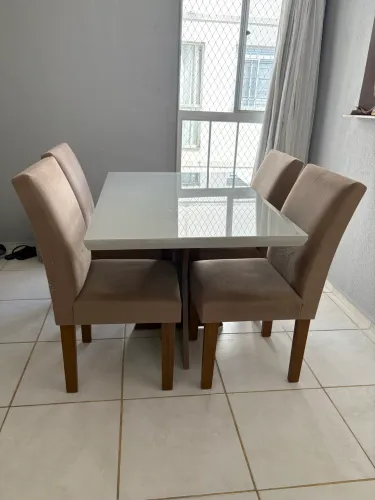 Mesa retangular 4 lugares