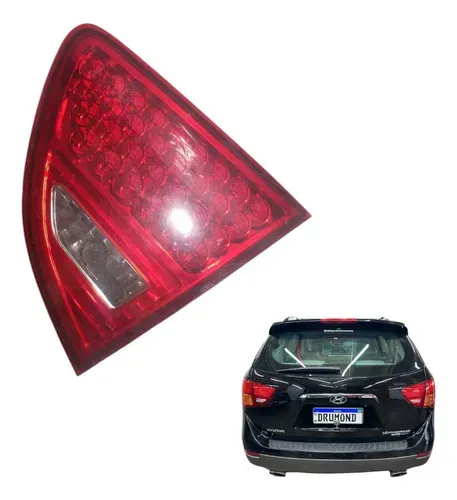 Lanterna Tampa Traseira Direita Hyundai Veracruz 2009 A 2012 Direito/passageiro Vermelho