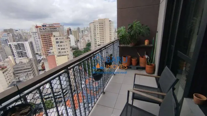 Apartamento Duplex com 1 dormitório para alugar, 48 m² por R$ 5.740/mês - República - São 
