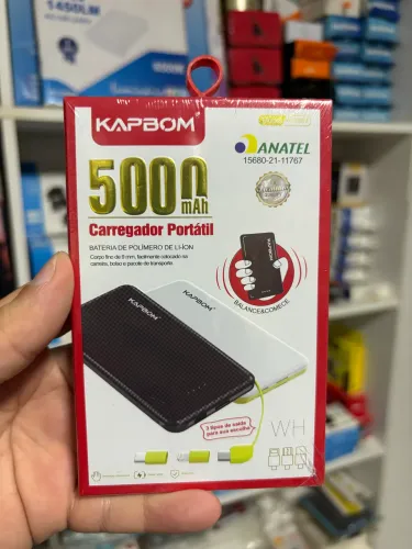 Carregador portátil 5000 Mha