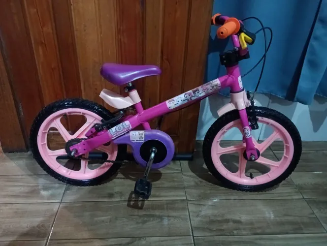 Bicicleta aro 16 de menina 