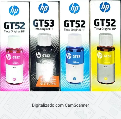 Kit (4) para impressora jato de Tinta Original HP Tank Ink ( LACRADO) 