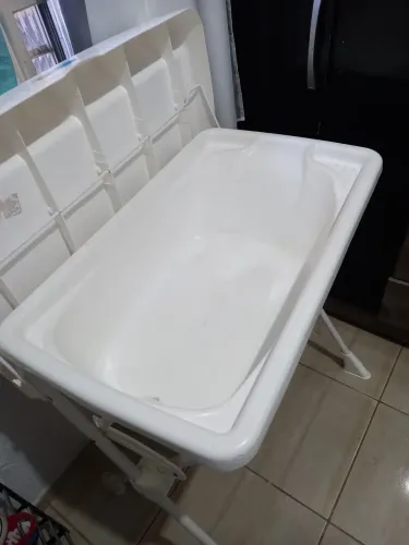 Banheira com trocador