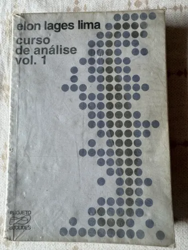 Livro Curso de Análise Volume 1 - Elon Lages Lima