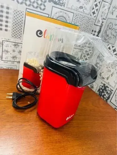 Pipoqueira Elétrica, Preparo Sem Óleo, Muito Mais Saudável! (Nova)