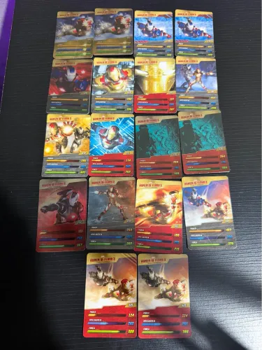 18 Cards Homem De Ferro 3 (2013) Metalizados