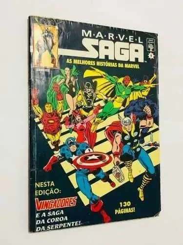 Hq Gibi Antigo Marvel Saga 1a Edição (Usado)