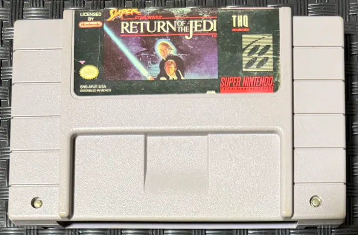 Super Star Wars Return of the Jedi SNES Original Americano Autêntico