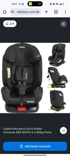 Cadeira automotiva infantil 