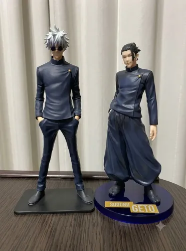 Figure satoru gojo suguro geto jujutsu kaisen original sega 21cm sem caixa