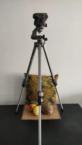 CABEÇA DE ENGATE RAPIDO DAVIS & SANFORD FLUID HEAD com TRIPE DE ALUMINIO.