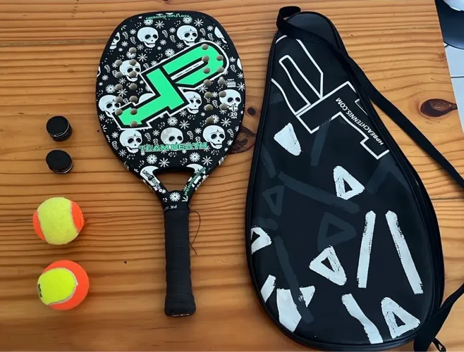 Raquete Beach Tennis HP + Capa + Bolas + Grips