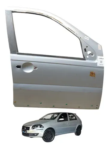 Porta Dianteira Direita Fiat Palio Elx 1.4 2008 A 2014 Dianteira Direita Cinza