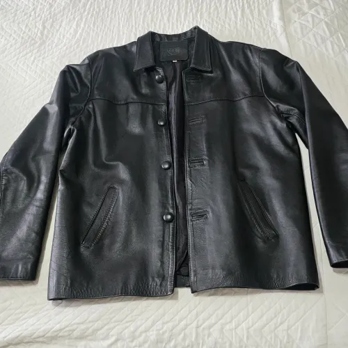  2 Jaquetas de couro masculina M