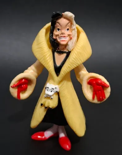 101 Dálmatas Cruella Devil Miniatura Vintage anos 90 Original Disney