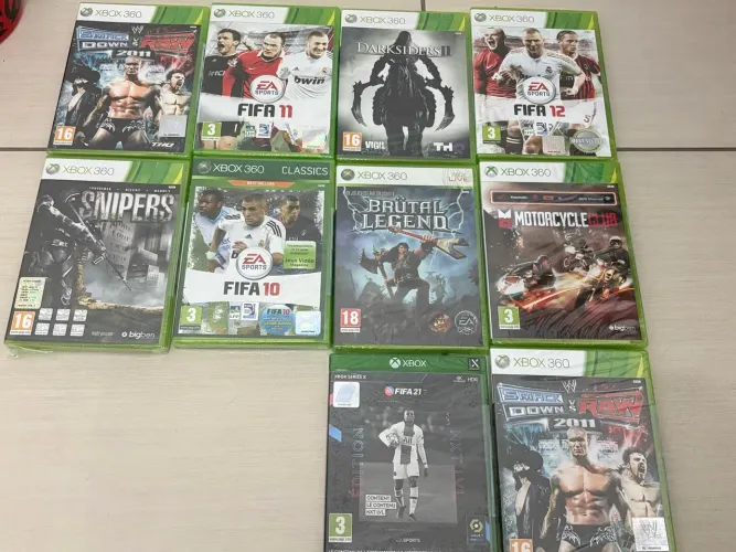 Lote de jogos Xbox lacrados