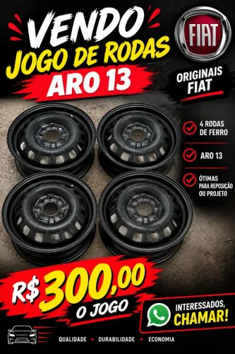 Roda de ferro aro 13