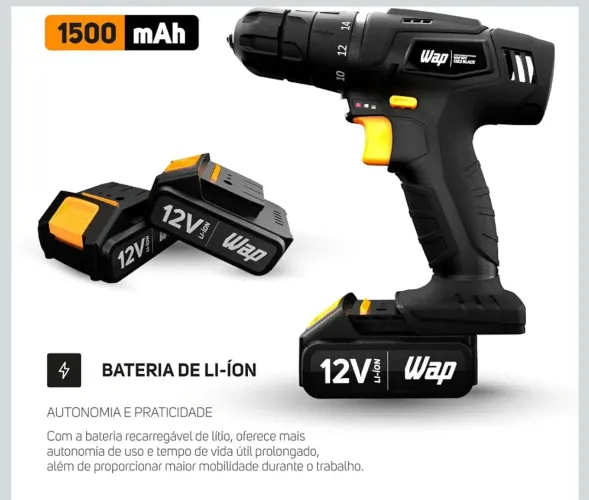 furadeira e parafusadeira wap nova