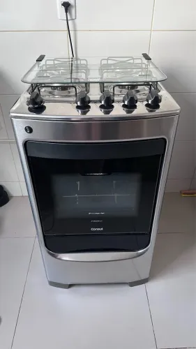 Fogão Consul 4 Bocas Inox com Acendimento Automático - CFO4NAR