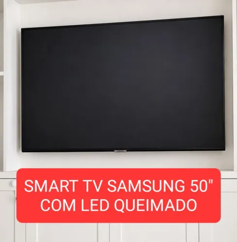 Smart Tv Samsung 50" com defeito