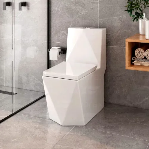 Vaso Sanitário Monobloco Cerâmica Modelo Diamante - Tubrax