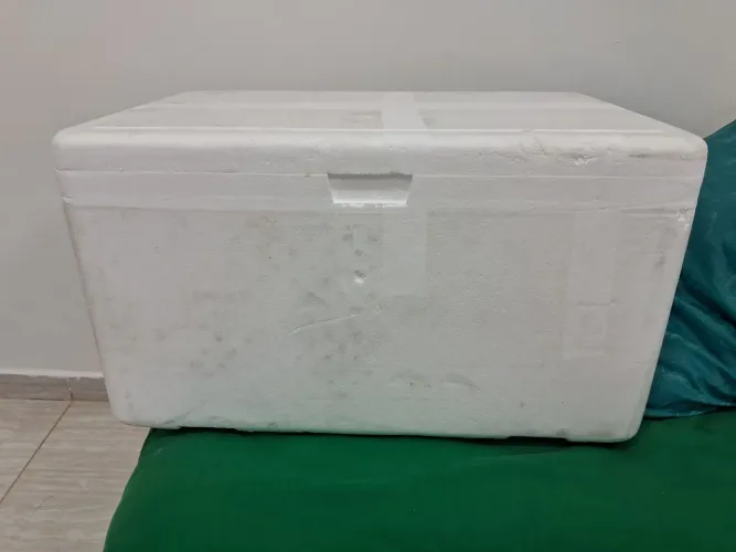 Caixa de isopor  grande  para conserva alimentos , bebidas e  frios