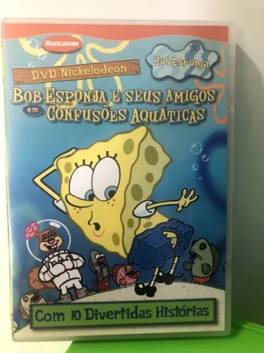 DVD BOG ESPONJA E SEUS AMIGOS CONFUSOES AQUATICAS - ORIGINAL NICKLODEON