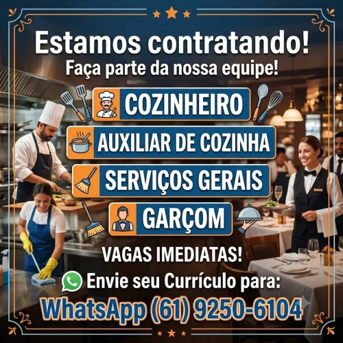 Estamos Montando Equipe