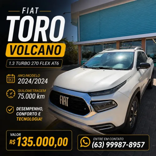 Fiat Toro Volcano 1.3 T270 4X2 Flex AUT 2024