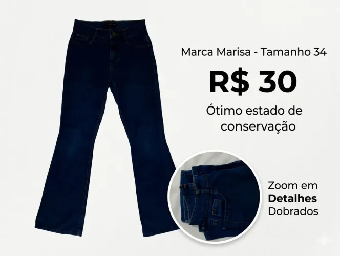 Kit de calças jeans 