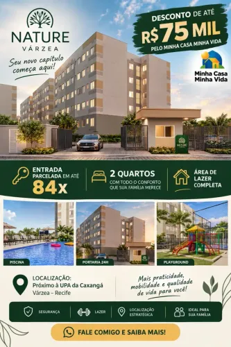 Apartamento de 2 Quartos na Várzea | Lazer Completo