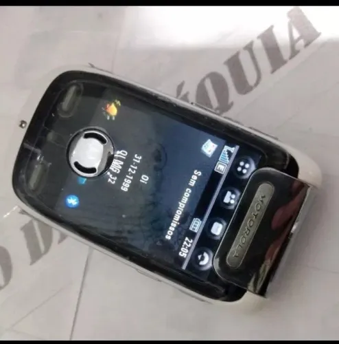 Motorola a1200 branco celular antigo RELIQUIA caneta