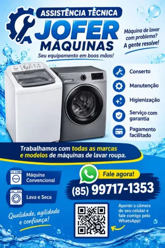 Máquina de lavar roupa manutenção