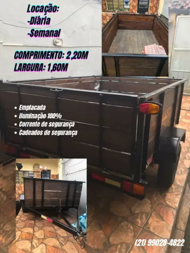 Aluguel carretinha reboque