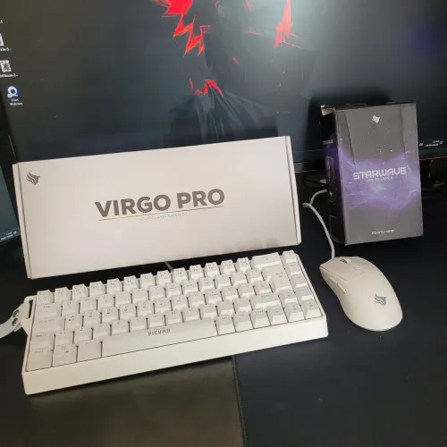 Kit Gamer Teclado Magnético Virgo PRO e Mouse Starware