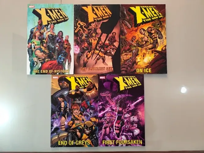 Uncanny X-Men: The New Age (Volumes 1 ao 5) - Encadernado [Importado - USA - 2004]