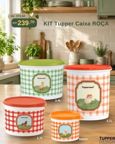 Compra Planejada Tupperware - Renove sua cozinha com a penas R$50 por mês !