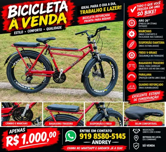 Bike Barra forte 3.0