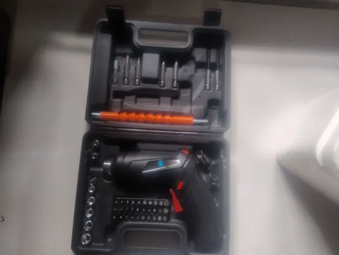 Kit parafusadeira portátil - Novo