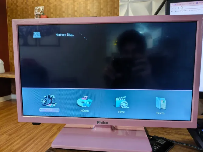 Monitor Tv Philco 20? Hd Ph20u21dr Rosa Led Bivolt
