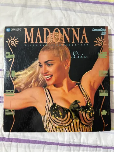Laser Disc Madonna Blond Ambition World Tour Live