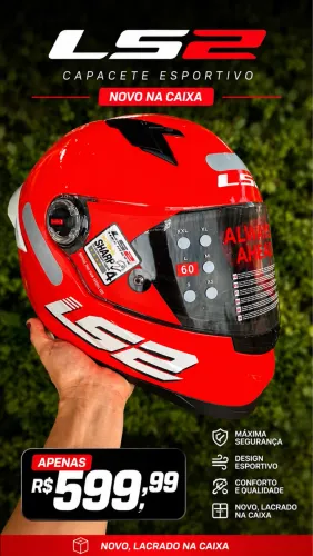 Capacete LS2 - NOVO NA CAIXA